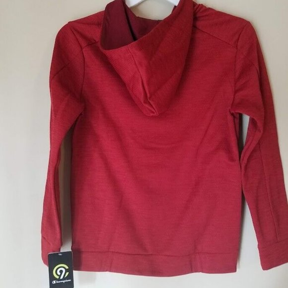 Champion C9 Boys Textured Tech Fleece Full Zip Hoodie, size M(8-10) - Picture 2 of 5